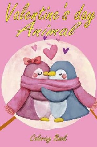 Cover of Valentine's day Animal Coloring Book