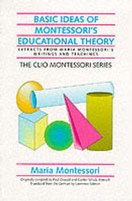 Cover of Basic Ideas of Montessori's Educational Theory