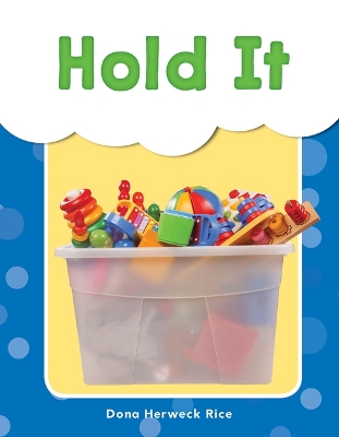 Book cover for Hold It