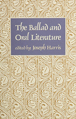 Cover of The Ballad and Oral Literature