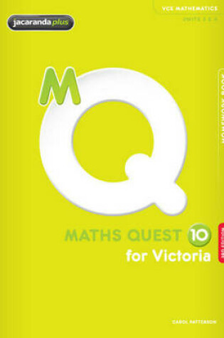 Cover of Maths Quest 10 for Victoria 3E Homework Book