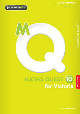 Book cover for Maths Quest 10 for Victoria 3E Homework Book