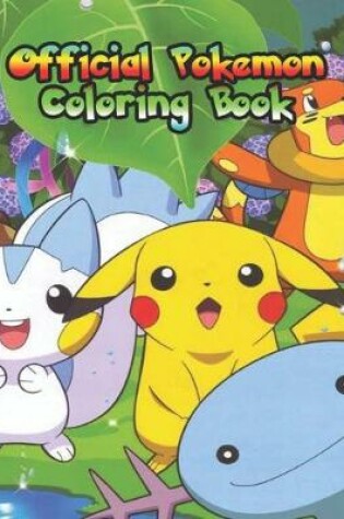 Cover of official pokemon coloring book