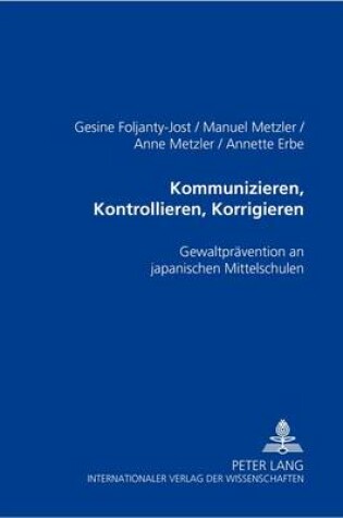 Cover of Kommunizieren,Kontrollieren,Korrigieren