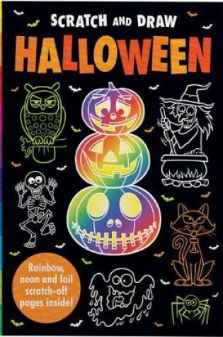 Cover of Scratch and Draw Halloween - Scratch Art Activity Book