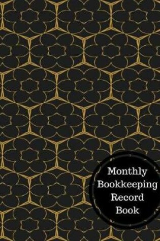 Cover of Monthly Bookkeeping Record Book