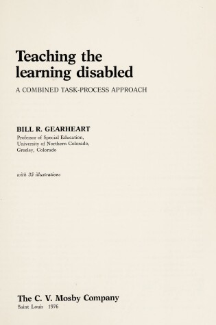 Cover of Teaching the Learning Disabled