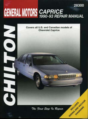 Book cover for GM Chevrolet Caprice (1990-93)