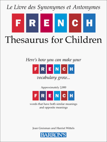 Cover of French Thesaurus for Children