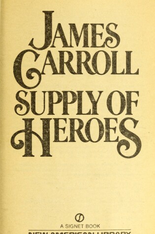 Cover of Carroll James : Supply of Heroes