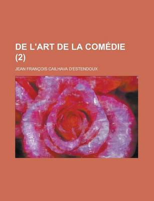 Book cover for de L'Art de La Comedie (2)