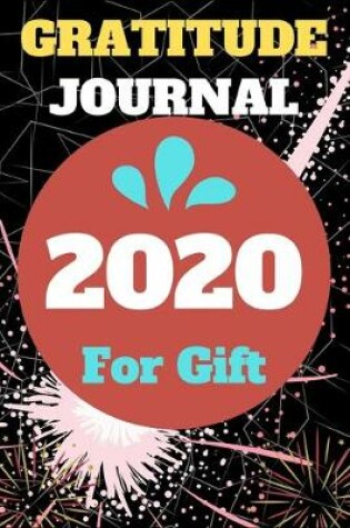 Cover of Gratitude journal 2020 for gift