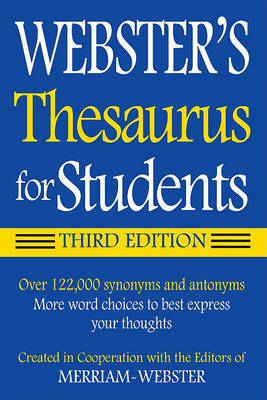 Cover of Webster's Thesaurus for Students