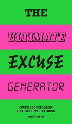 Book cover for The Ultimate Excuse Generator