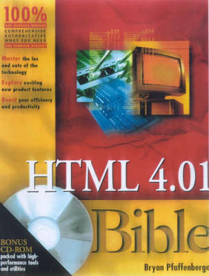 Book cover for HTML 4.0 Bible