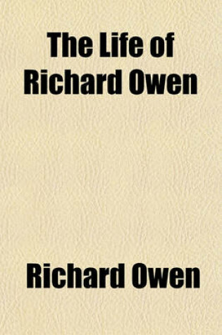 Cover of The Life of Richard Owen