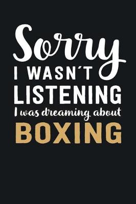 Book cover for I was Dreaming about Boxing