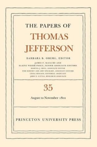 Cover of The Papers of Thomas Jefferson, Volume 35