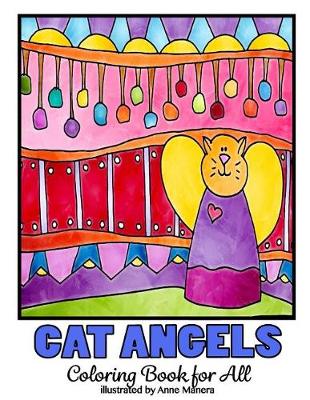 Book cover for Cat Angels Coloring Book for All