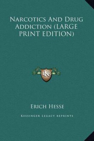 Cover of Narcotics and Drug Addiction