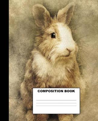 Book cover for Rabbit Composition Book