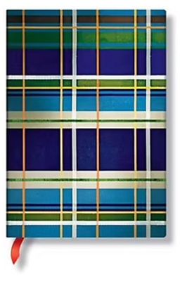 Book cover for Davenport (Mad for Plaid) Midi Lined Hardcover Journal (Elastic Band Closure)