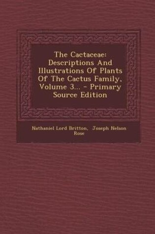 Cover of The Cactaceae