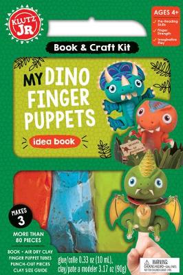 Book cover for My Dino Finger Puppets