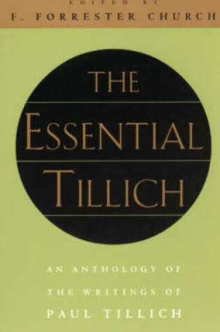 Cover of The Essential Tillich