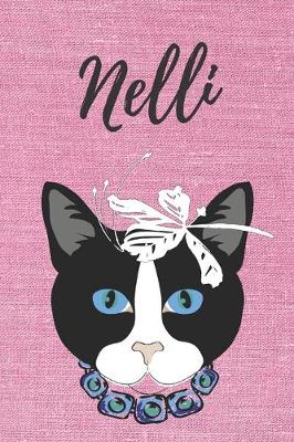 Book cover for personalisiertes Notizbuch Katze / Journal / Malbuch / Tagebuch / Kritzelbuch / DIN A5 / Geschenk Nelli