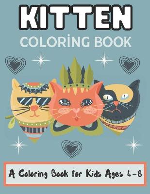 Book cover for Kitten Coloring Book