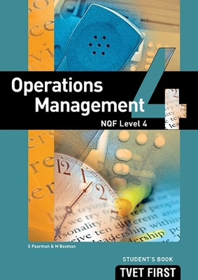 Cover of Operations Management NQF4 Student's Book