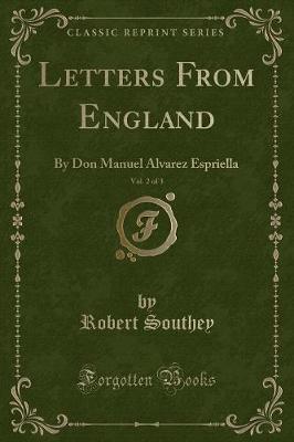 Book cover for Letters from England, Vol. 2 of 3