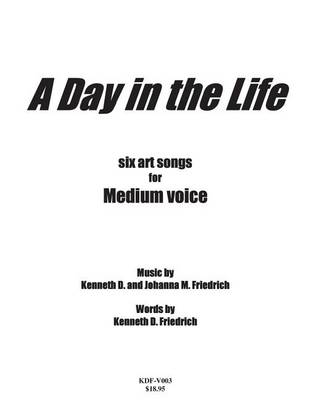 Book cover for A Day in the Life-medium voice