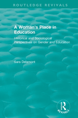 Book cover for A Woman's Place in Education (1996)