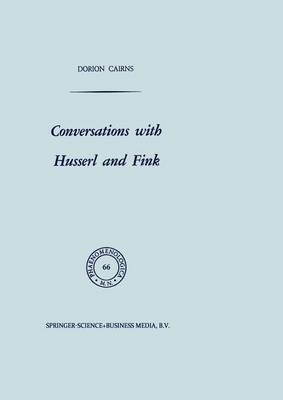 Cover of Conversations with Husserl and Fink