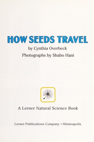 Cover of How Seeds Travel Hb