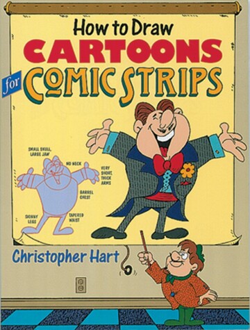 Book cover for How To Draw Cartoons For Comic Strips