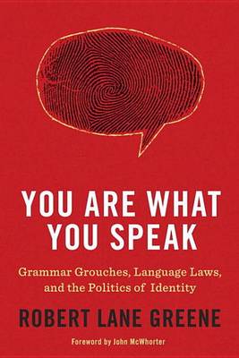 Cover of You Are What You Speak