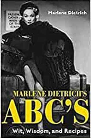 Cover of Marlene Dietrich's ABC's