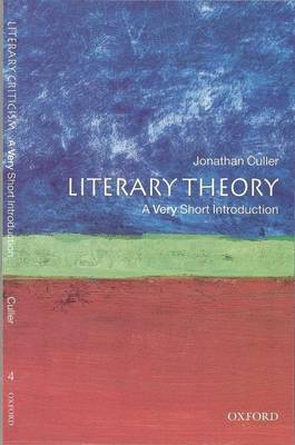 Book cover for Literary Theory: A Very Short Introduction