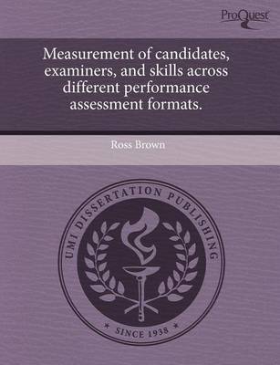 Book cover for Measurement of Candidates