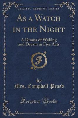 Book cover for As a Watch in the Night