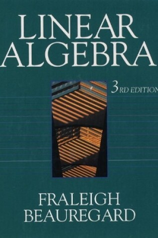 Cover of Linear Algebra