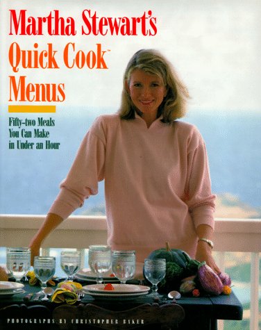 Book cover for Martha Stewart's Quick Cook Menus