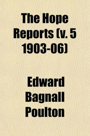 Cover of The Hope Reports (V. 5 1903-06)