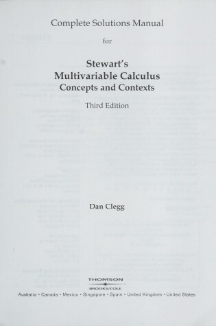 Cover of CSM Multivarible Calc 3e