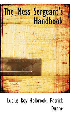 Book cover for The Mess Sergeant's Handbook