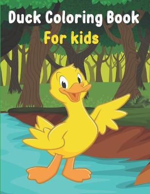 Book cover for Duck Coloring book For kids