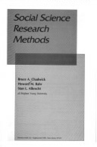 Cover of Social Science Research Methods